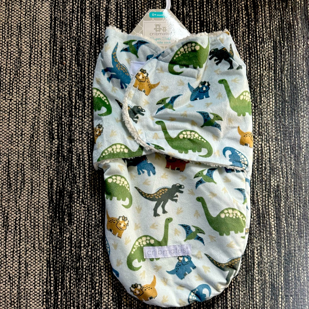 Cribmates Fleece Velcro Swaddle 0+ Months